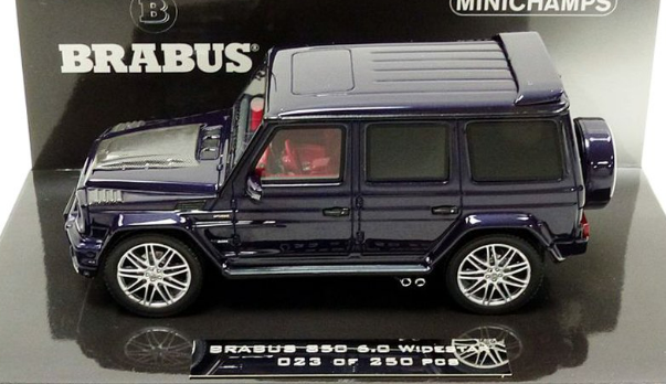 MERCEDES-BENZ BRABUS 850 6.0 WIDESTAR BLEU MINICHAMPS 1/43°