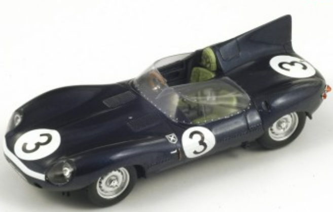 JAGUAR D N°3 VAINQUEUR 24H LE MANS 1957 I.BUEB - R.FLOCKHART SPARK 1/43°