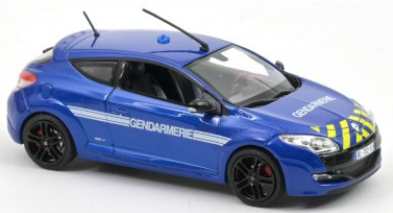 RENAULT MEGANE 3 RS GENDARMERIE BLEU NOREV 1/43°