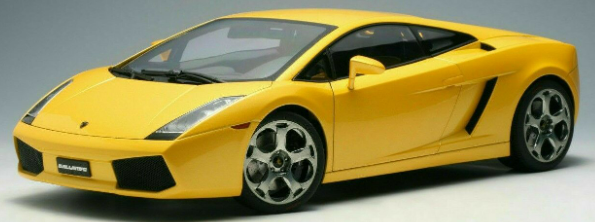 LAMBORGHINI GALLARDO JAUNE AUTOART 1/43°