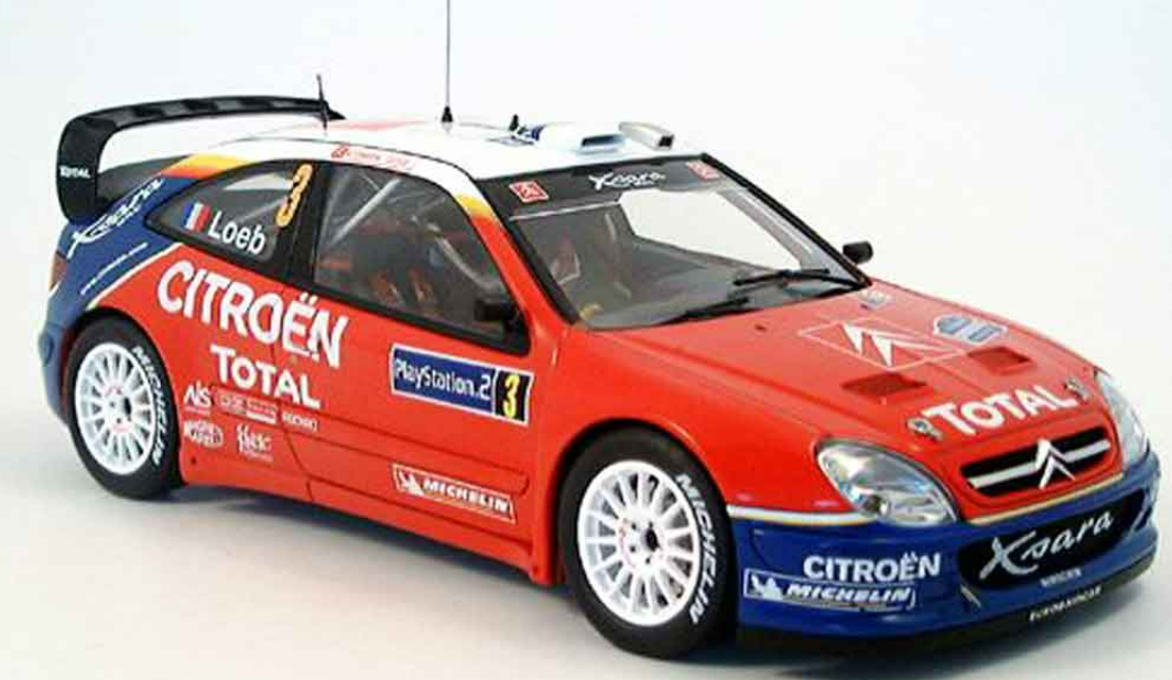 CITROEN XSARA WRC 2004 CHAMPION DU MONDE SEBASTIEN LOEB AUTOART 1/43°
