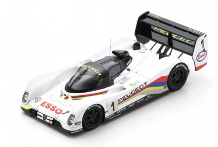 PEUGEOT 905 N°1 VAINQUEUR 24H LE MANS 1992 D.WARWICK-Y.DALMAS-M.BLUNDELL SPARK 1/18°