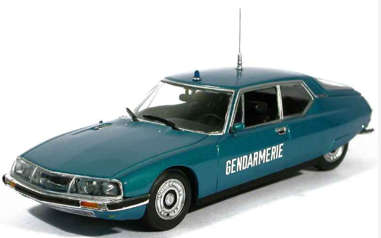 CITROEN SM GENDARMERIE BLEU 1970 MINICHAMPS 1/43°