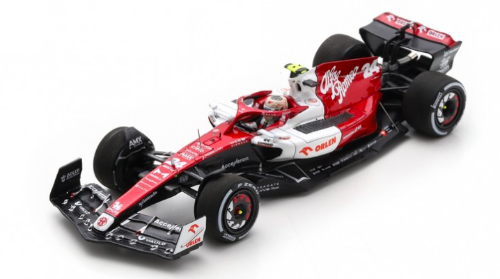 ALFA ROMEO F1 TEAM ORLEN C42 N°24 10ÈME GP ITALIE 2022 - ZHOU GUANYU  SPARK 1/43