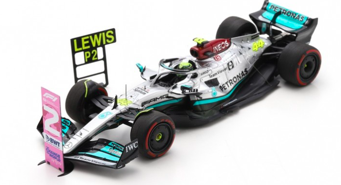 MERCEDES AMG PETRONAS F1 N°44 2ÈME GP BRÉSIL 2022 - SPARK 1/43