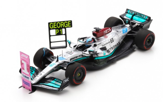 MERCEDES AMG PETRONAS F1 N°63 1ER GP BRÉSIL 2022 - SPARK 1/43