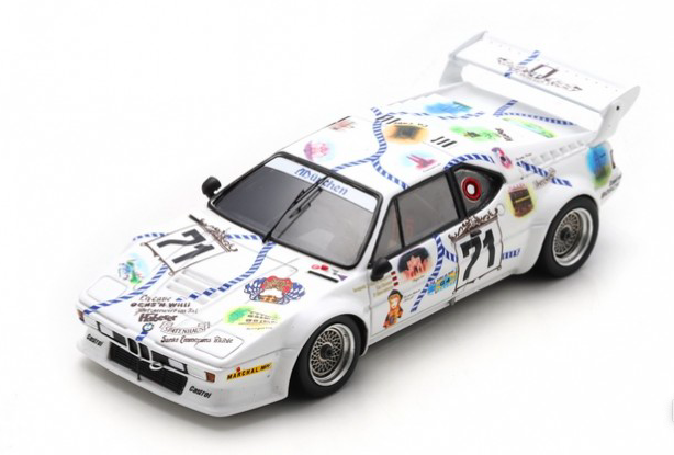 BMW M1 N°71 24H Le Mans 1981 - SPARK 1/43