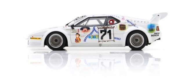 BMW M1 N°71 24H Le Mans 1981 - SPARK 1/43