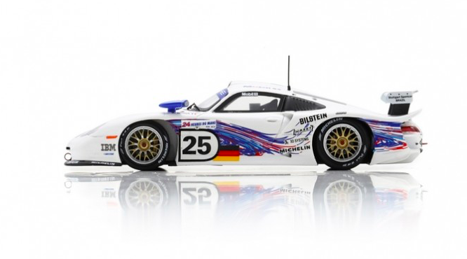 SPARK S9907 PORSCHE 911 GT1 N°25 Porsche AG 24H Le Mans 1997 H-J. Stuck - B. Wollek - T. Boutsen (1/43)