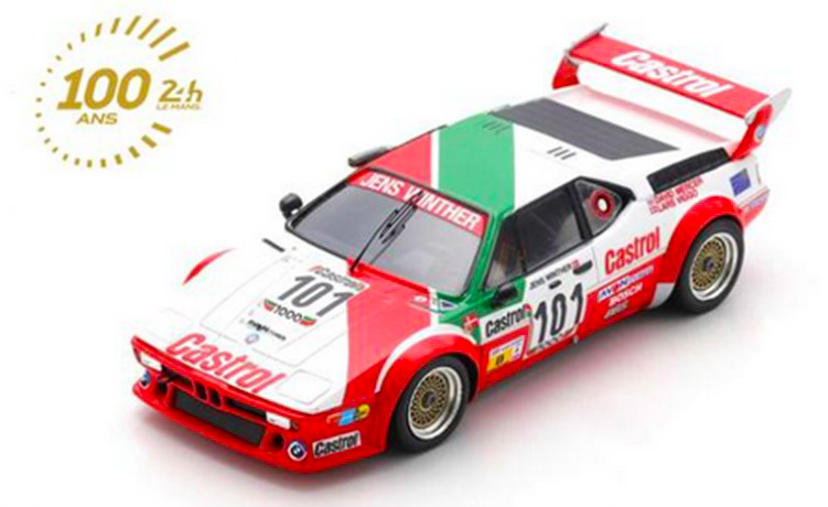 SPARK S6408 BMW M1 N°101 24H Le Mans 1984 J. Winther - D. Mercer - L-V. Jensen (1/43)