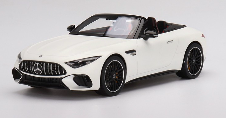 MERCEDES AMG SL 63 WHITE - TOP SPEED 1/18