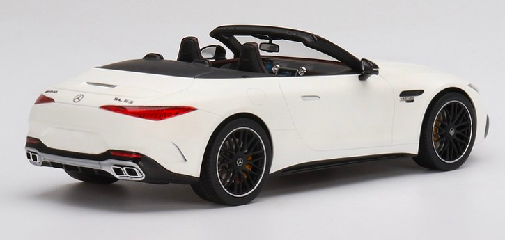 MERCEDES AMG SL 63 WHITE - TOP SPEED 1/18