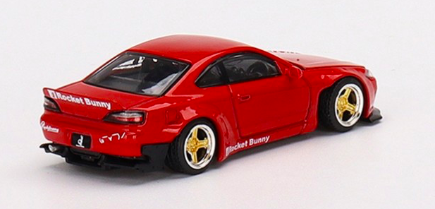 NISSAN SILVIA (S15) ROCKET BUNNY RED RHD - MGT 1/64