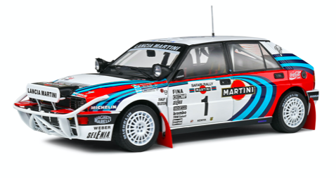LANCIA DELTA HF INTEGRALE SAFARI RALLYE KENYA 1991 - SOLIDO 1/18