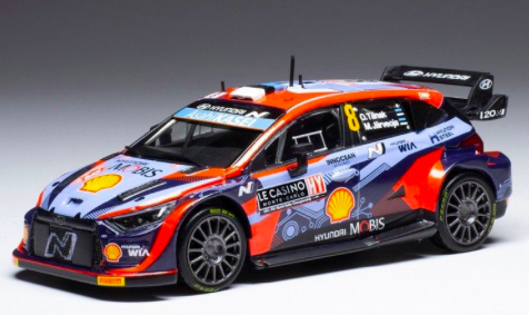 HYUNDAI I20 RALLY1 - 8 MONTE-CARLO 2022 - IXO 1/18