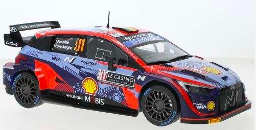 HYUNDAI I20 RALLY1 - 11 MONTE-CARLO 2022 - IXO 1/18