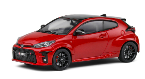 TOYOTA GR YARIS 1.6L TURBO - 261HP AWD - SOLIDO 1/43 ROUGE