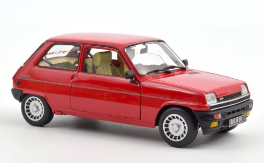 RENAULT 5 ALPINE TURBO 1982 ROUGE - NOREV 1/18