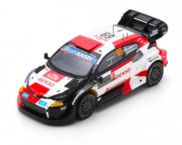 TOYOTA GR YARIS RALLY1 HYBRID GAZOO RACING WRT 2ND MONTE CARLO 2023 - SPARK 1/43