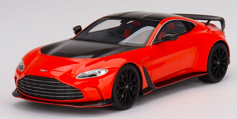 ASTON MARTIN V12 VANTAGE SCORPUS ROUGE - TOP SPEED 1/18