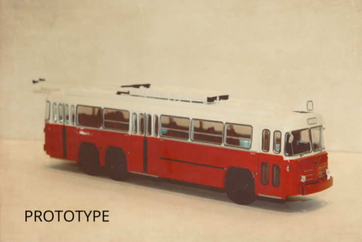 Trolleybus Berliet Vétra VA3 B2 - A Miniatures Lyon exclusive.