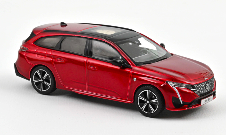 PEUGEOT 308 SW GT 2021 ELIXIR ROUGE - NOREV 1/43