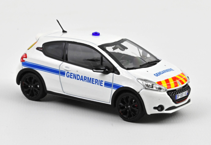 PEUGEOT 208 GTI 30TH 2014 GENDARMERIE - NOREV 1/43