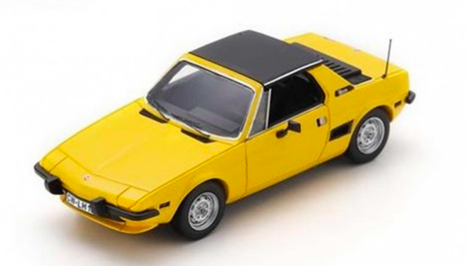 FIAT X1/9 1972 JAUNE - SCHUCO 1/43