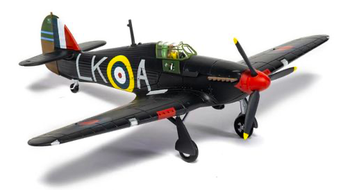 Hawker Hurricane Mk.I, Sqn Ldr. Ian Richard 'Widge' Gleed 1939/1945 - CORGI 1/72