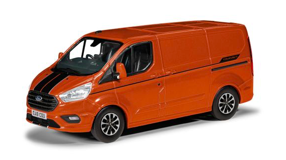 Ford Transit Custom Sport - Orange Glow - CORGI 1/43