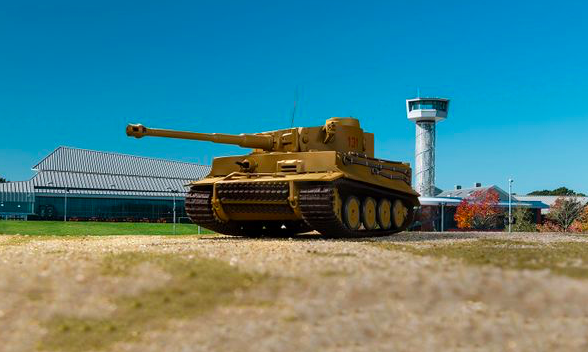 Tiger 131, restored and operated by The Tank Museum, Bovington - CORGI 1/50