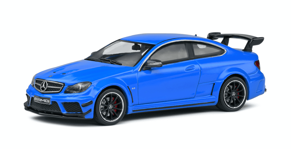Mercedes-Benz 1/43 Mercedes-Benz C63 AMG 2014 ブラック (S1079) C63 AMG Black Series French Blue 1:43 Scale Model