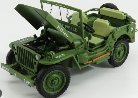 JEEP WILLY'S AMERICAN DIORAMA 1/18°