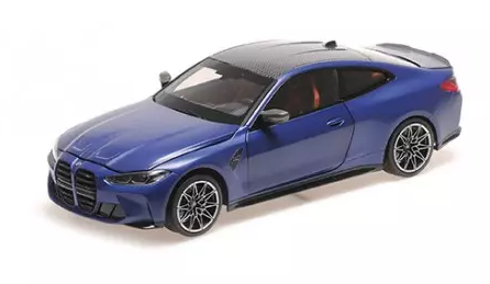 BMW M4 G82 BLEU METAL 2020 MINICHAMPS 1/18°