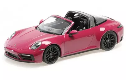 PORSCHE 911 TARGA 4 GTS 2021 RUBY MINICHAMPS 1/18°