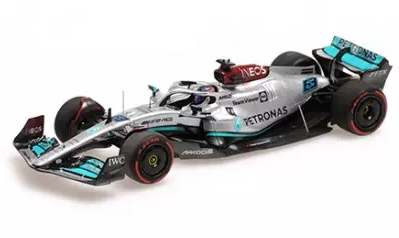 MERCEDES F1 W13 RUSSELL BAHRAIN GP 2022 MINICHAMPS 1/43°