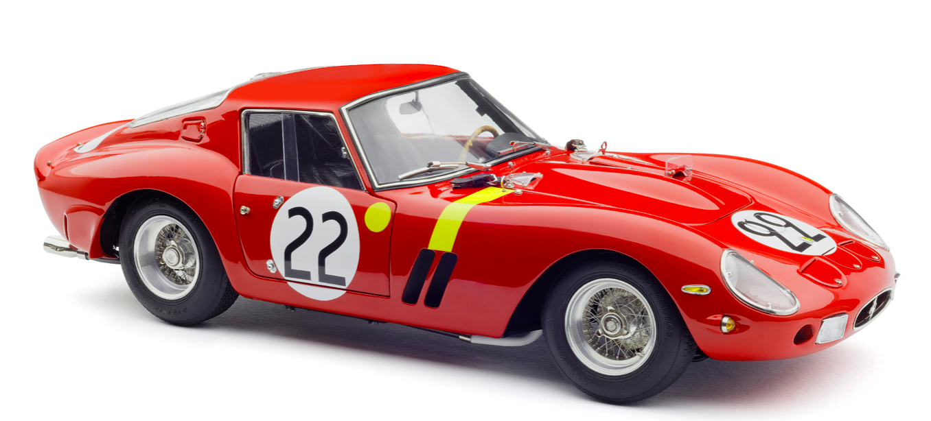 Ferrari 250 GTO,24h France 1962, Beurlys/Elde/Mason n°22 - CMC 1/18