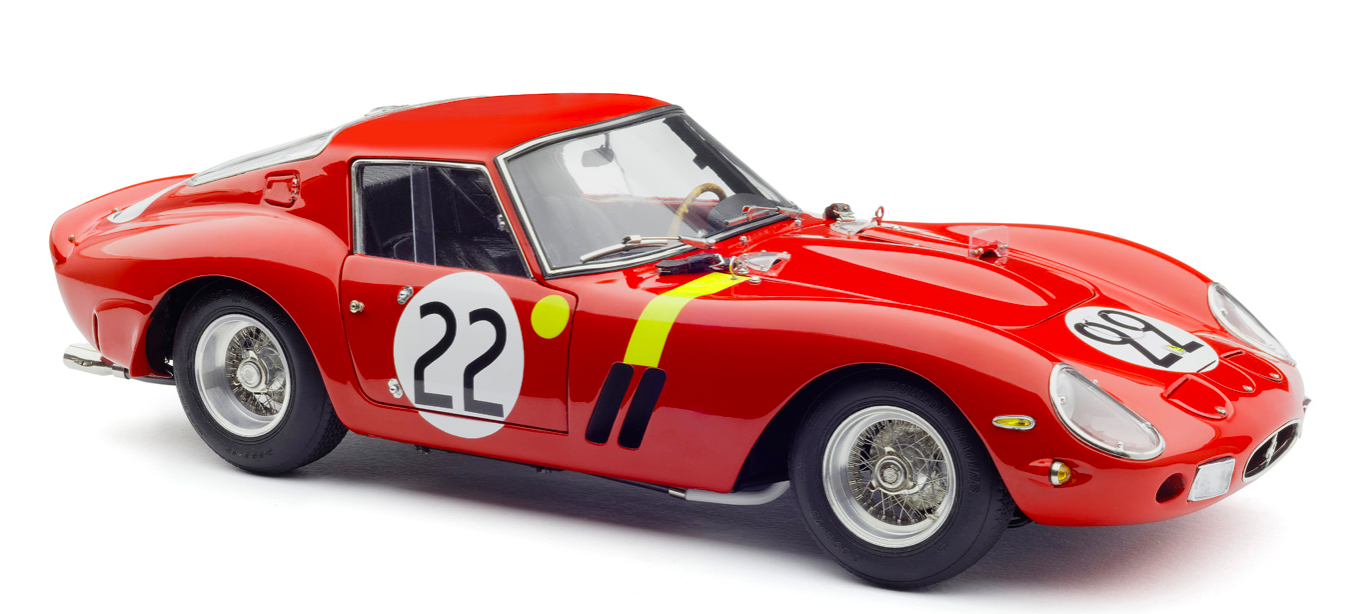 Ferrari 250 GTO,24h Le Mans 1962, Beurlys/Elde n°22 - CMC 1/18