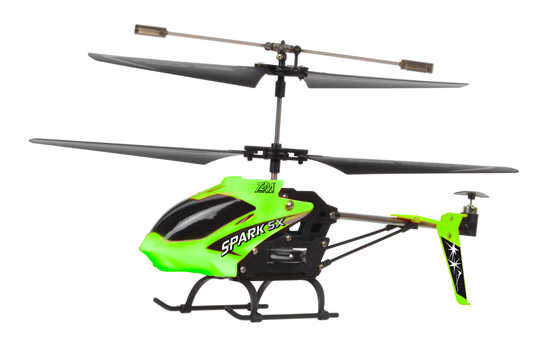 SPARK MICRO-HELICOPTÈRE RC 3 VOIES SX GREEN - T2M