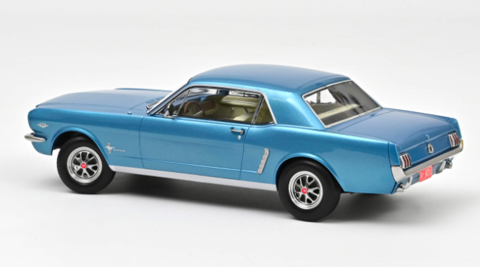 Ford Mustang Coupé 1965 Twilight Turquoise métallisé 1/18