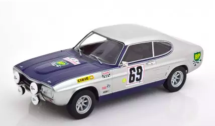 FORD CAPRI MK I N°69 TOUR DE CORSE 1969 - MODEL CAR 1/18