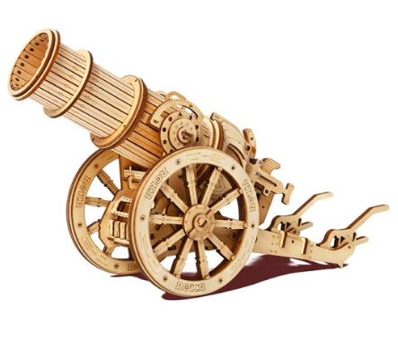 ROKR MEDIEVAL WHEELED CANNON - ROBOTIME