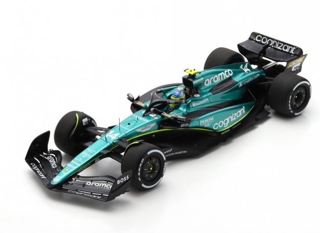 ASTON MARTIN AMR23 N°14 Aston Martin Aramco Cognizant F1 Team 3ème GP Bahrain 2023 - SPARK 1/18