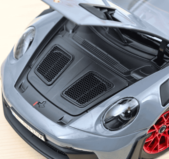 Porsche 911 GT3 RS 2022 Gris Arctic & Rouge Pyro - NOREV 1/18