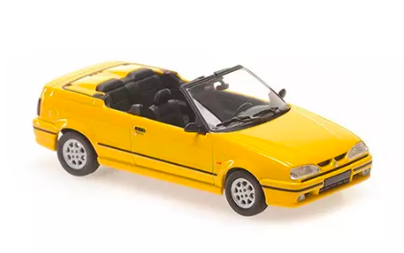 Renault 19 Cabriolet 1992 jaune - Minichamps 1/43