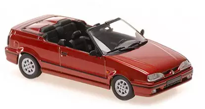 Renault 19 Cabriolet 1992 Red Metallic - Minichamps 1/43