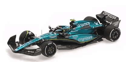 Aston Martin Aramco cognizant AMR23 14 Fernando Alonso F1 3ème Bahrain 2023 - Minichamps 1/43
