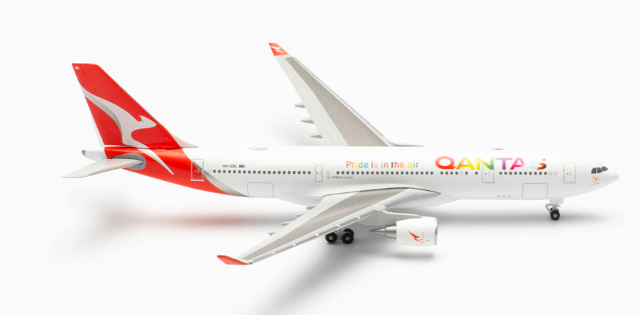 Qantas Airbus A330-200 "Pride is in the Air" – VH-EBL "Whitsundays"