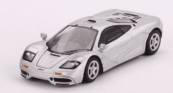 MCLAREN F1 Magnesium Silver - MINI GT 1/64