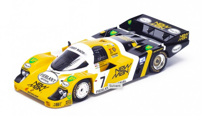 PORSCHE 956 NEWMAN N°7 VAINQUEUR 24H LE MANS 1984 H.PESCAROLO-K.LUDWIG SPARK 1/18°